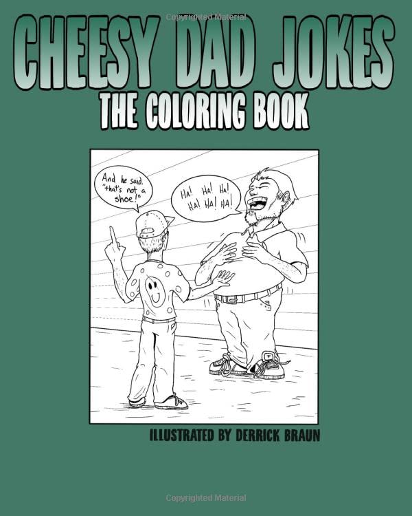 Cheesy Dad Jokes: The Coloring Book Contemporary literature