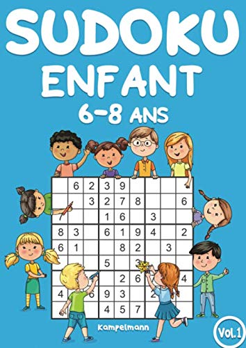 Sudoku Enfant 6-8 ans: 200 Sudokus pour enfants de 6 à 8 ans - avec solutions Tiptoi & Games