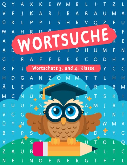 Buchstabensalat - Rätselbuch Für Kinder: 100 Wortsuchrätsel Wortschatz 3. & 4. Klasse | Wörter suchen im Wortgitter | Suchsel Wortsuchspiel | Rätselblock ab 8 Jahre | Für Mädchen & Jungen Professional & Reference Books