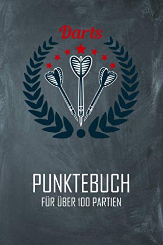 Darts Punktebuch für über 100 Partien: Dart Zähler Buch, Spieler Score Book für Training und Turnier, Cricket, Tactics, 301, 501, 701, mit Dart Outs book