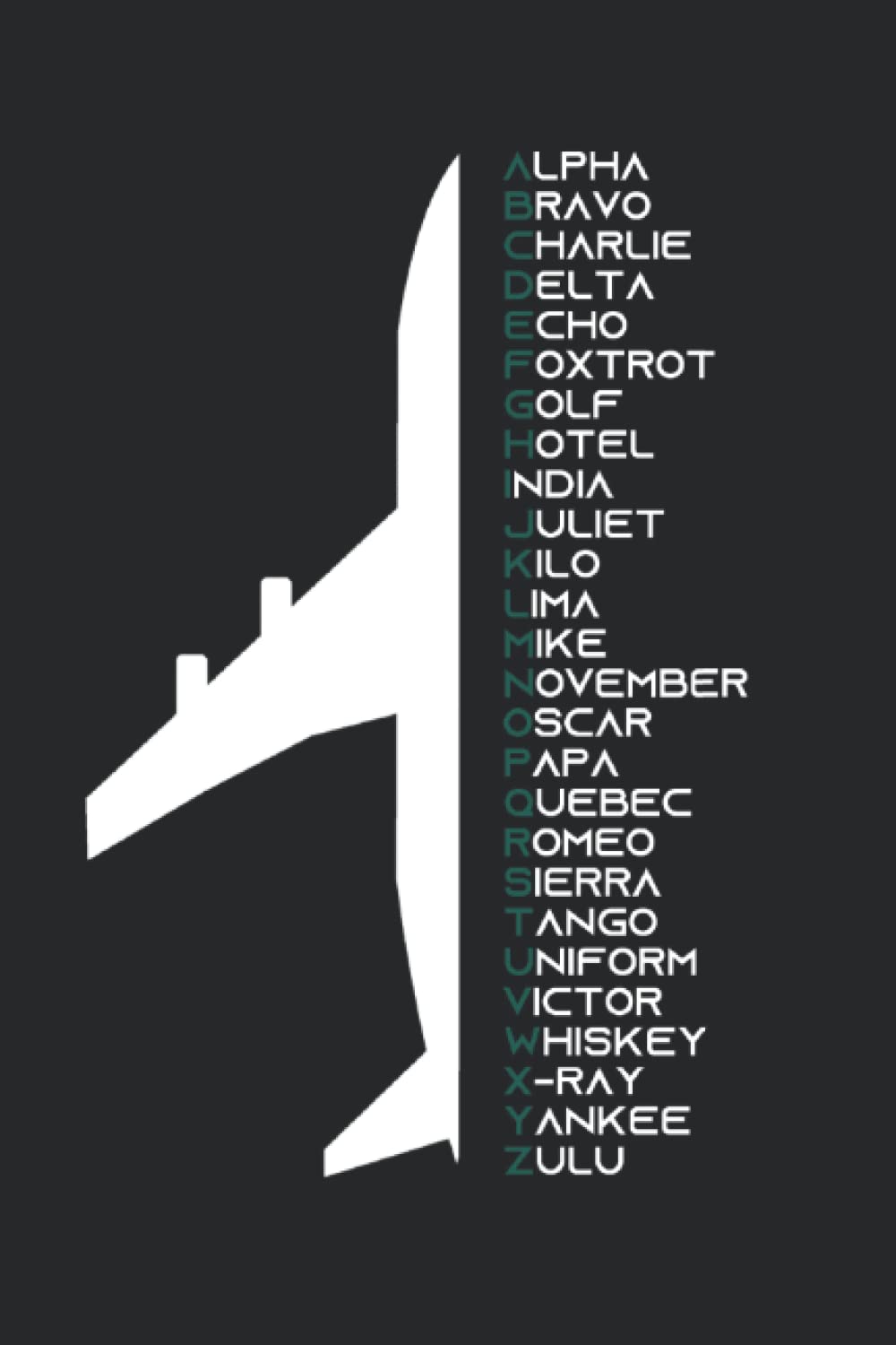 Alpha, bravo, Charlie ,delta ,echo, foxtrot, golf, hotel, India ,Juliet, kilo, lima, mike, November, Oscar, papa, Quebec, Romeo, sierra ,tango ... ,x-ray ,Yankee ,Zulu: college ruled notebook Books