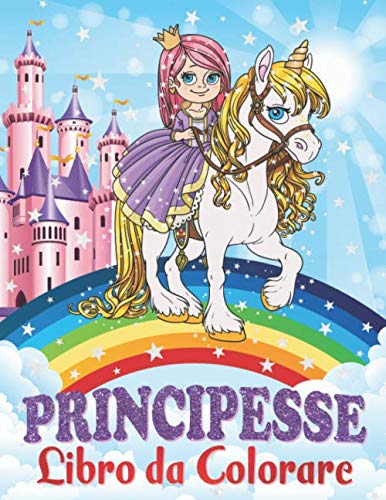 Principesse Libro da Colorare: Per Bambini dai 4-8 Anni book