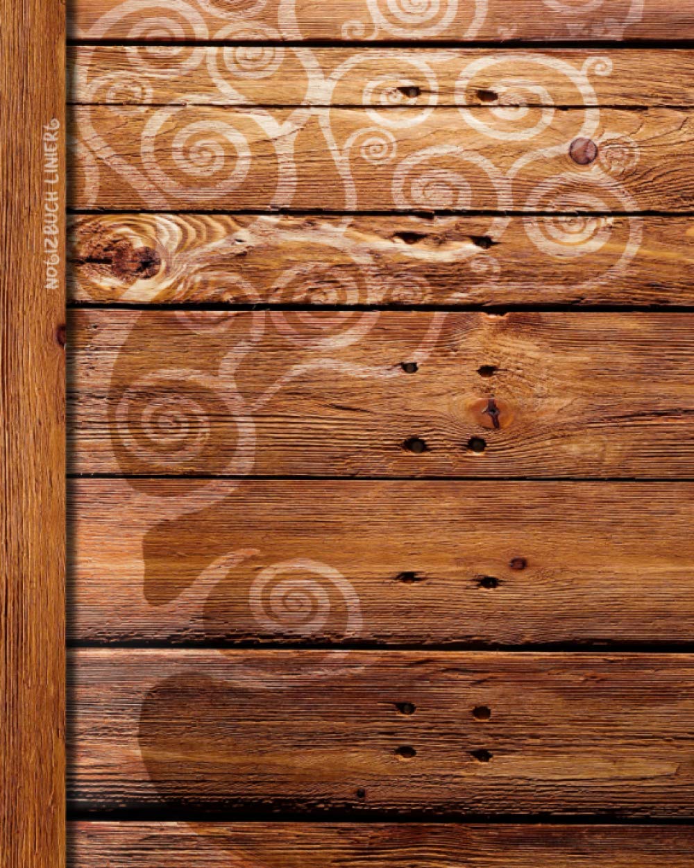 Notizbuch Liniert: Holz Geschenke für ihn oder sie; ein rustikales Notizbuch (Taschenbuch, etwas kleiner als A4, mit Inhalt & 100 Seiten) Aus unserem Holz Sortiment Hobbies & Crafts