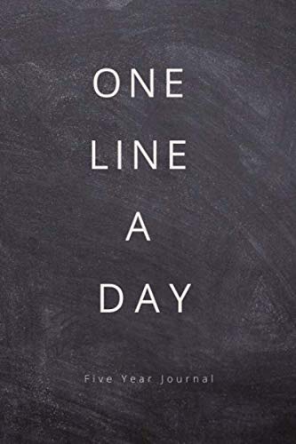 Five year journal one line a day: Lined and dated memory book and 5 year diary for daily reflections. Lifestyle