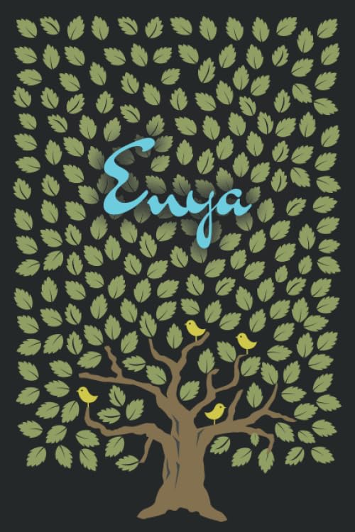 Enya: Personalized notebook name « Enya » | Birthday Gift For Woman & Girl, Mom, Sister .. | Birds on the tree design | Lined Journal, 120 Pages, size 6 x 9 book