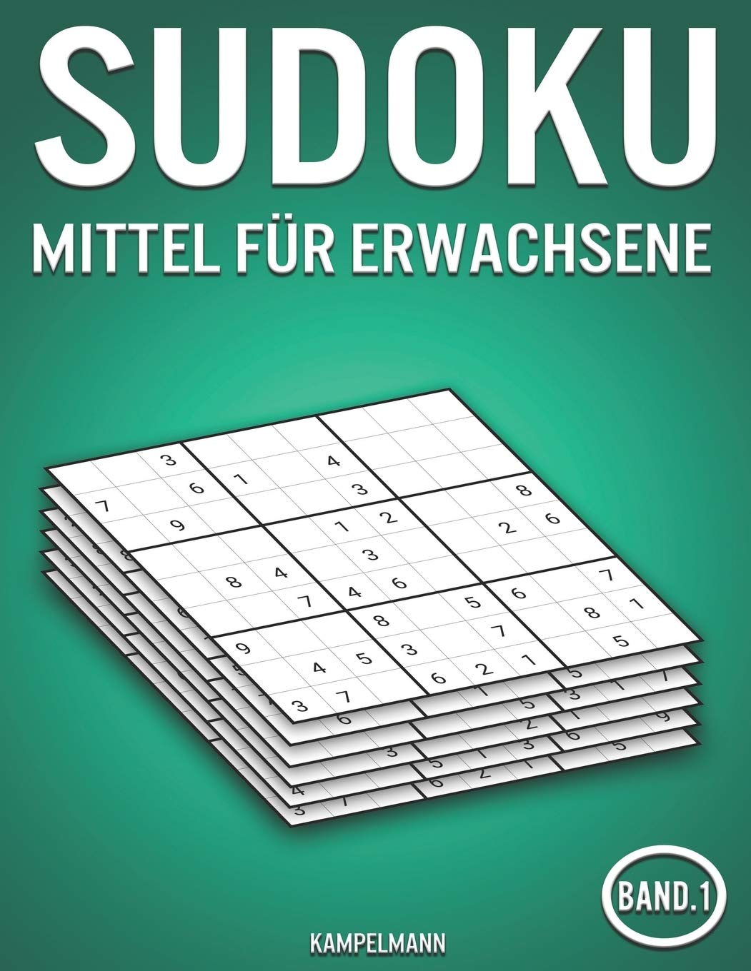 Sudoku mittel für Erwachsene: 400 Mittelschwere Sudokus - mit Lösungen (Band 1) Hobbies & Crafts