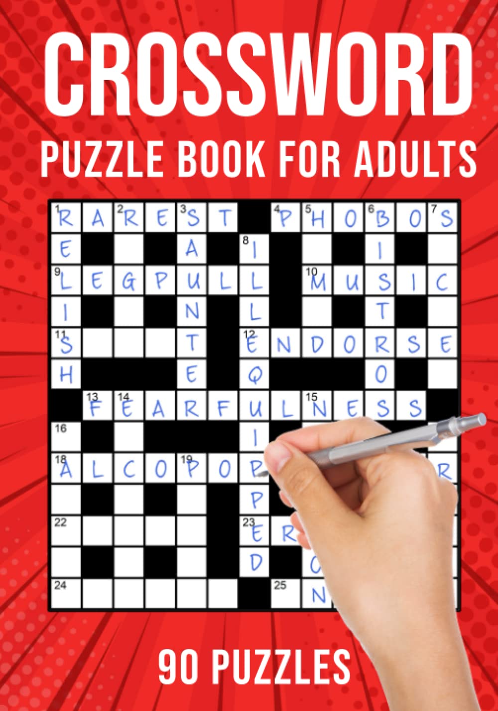 Crossword Puzzle Book for Adults: Quick Daily Cross Word Activity Books | 90 Puzzles ( UK Version) book