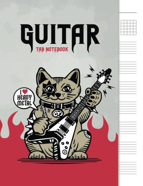 Guitar Tab Notebook: 6 String Guitar Chord and Tablature Staff Music Paper for Guitar Players, Musicians, Teachers and Students (8.5"x11" - 110 Pages) (Guitar Manuscript Books) book