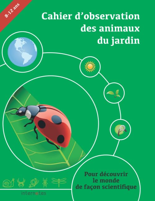 Cahier d’observation des animaux du jardin: Pour découvrir le monde de façon scientifique book