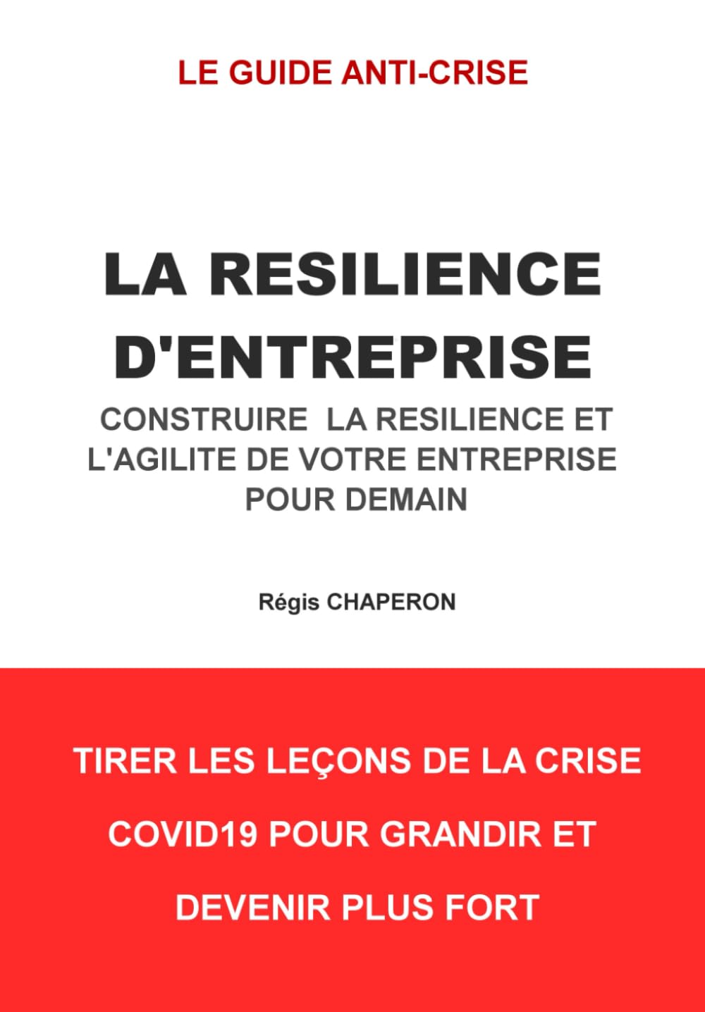 LA RESILIENCE D’ENTREPRISE: Construire la résilience et l'agilité de votre entreprise pour demain Business, Finance & Career