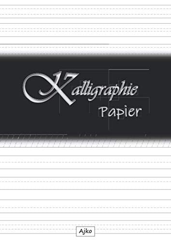 Kalligraphie Papier: Übungsheft mit 10 verschiedenen Lineaturen für Kalligraphie und Lettering Film, Art & Culture