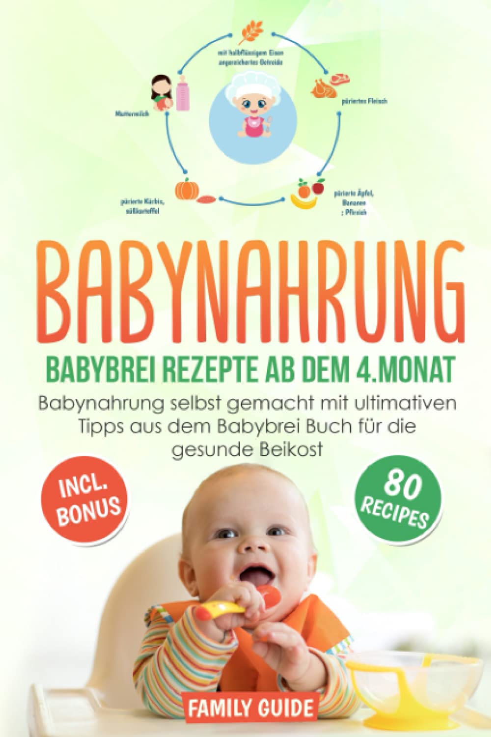 Babynahrung - Babybrei Rezepte ab dem 4. Monat: Babynahrung einfach und lecker selbst gemacht mit ultimativen Tipps für die gesunde Beikost Medicine