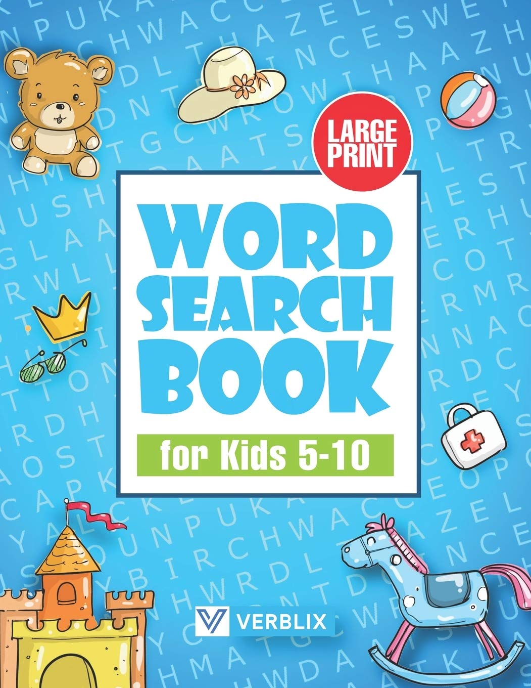 Word Search Book for Kids 5-10: Large Print Activity Book with Word Search Puzzles for Children and Beginners Tiptoi & Games