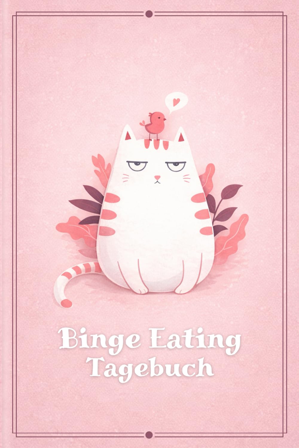 Binge Eating Tagebuch: Als Selbsthilfe zum Ausfüllen & Ankreuzen mit therapeutischen Ernährungstagebuch, 30-Tage-Selbstliebe-Challenge, Schlaftracker, ... Recoverymotivation uvm. | Motiv: Rosa Katze Health, Nutrition & Fitness