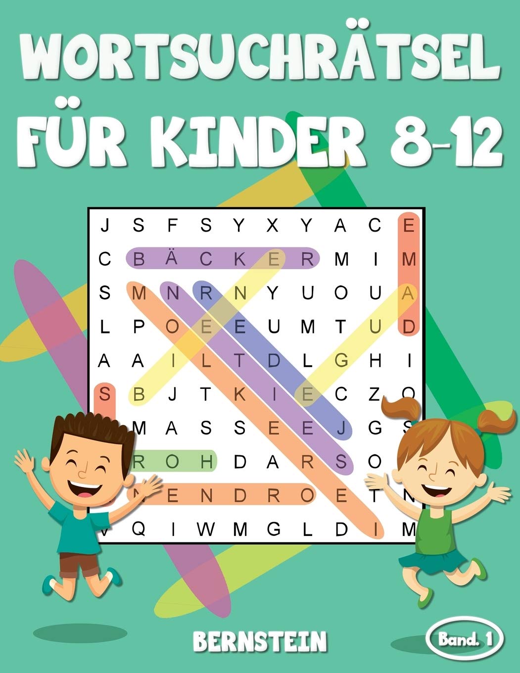Wortsuchrätsel für Kinder 8-12: 200 Wortsuchrätsel für Kinder ab 8 bis 12 - mit Lösungen - Großdruck (Band 1) Tiptoi & Games