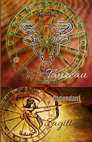 Taureau ascendant Sagittaire: carnet personnel à remplir | signe astrologique | 100 pages | Format 5,5 X 8,5 Po (environ 13 x 20 cm) book