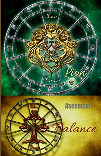 Lion ascendant Balance: carnet personnel à remplir | signe astrologique | 100 pages | Format 5,5 X 8,5 Po (environ 13 x 20 cm) book