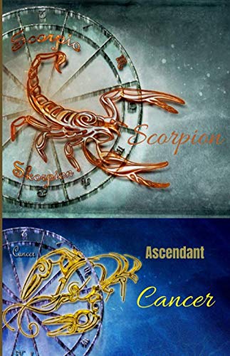 Scorpion ascendant Cancer: carnet personnel à remplir | signe astrologique | 100 pages | Format 5,5 X 8,5 Po (environ 13 x 20 cm) book