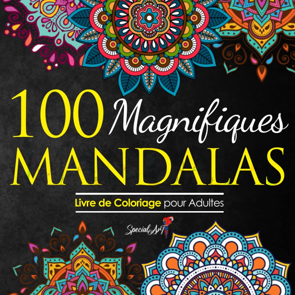 100 Magnifiques Mandalas: Livre de Coloriage pour Adultes, Super Loisir Antistress pour se détendre avec de beaux Mandalas à Colorier Adultes Film, Art & Culture