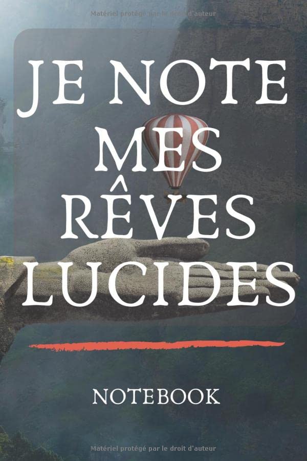 JE NOTE MES RÊVES LUCIDES: Carnet de notes original à remplir | journal intime | Cadeau rigolo | 6×9 pouces, 120 pages lignées. book