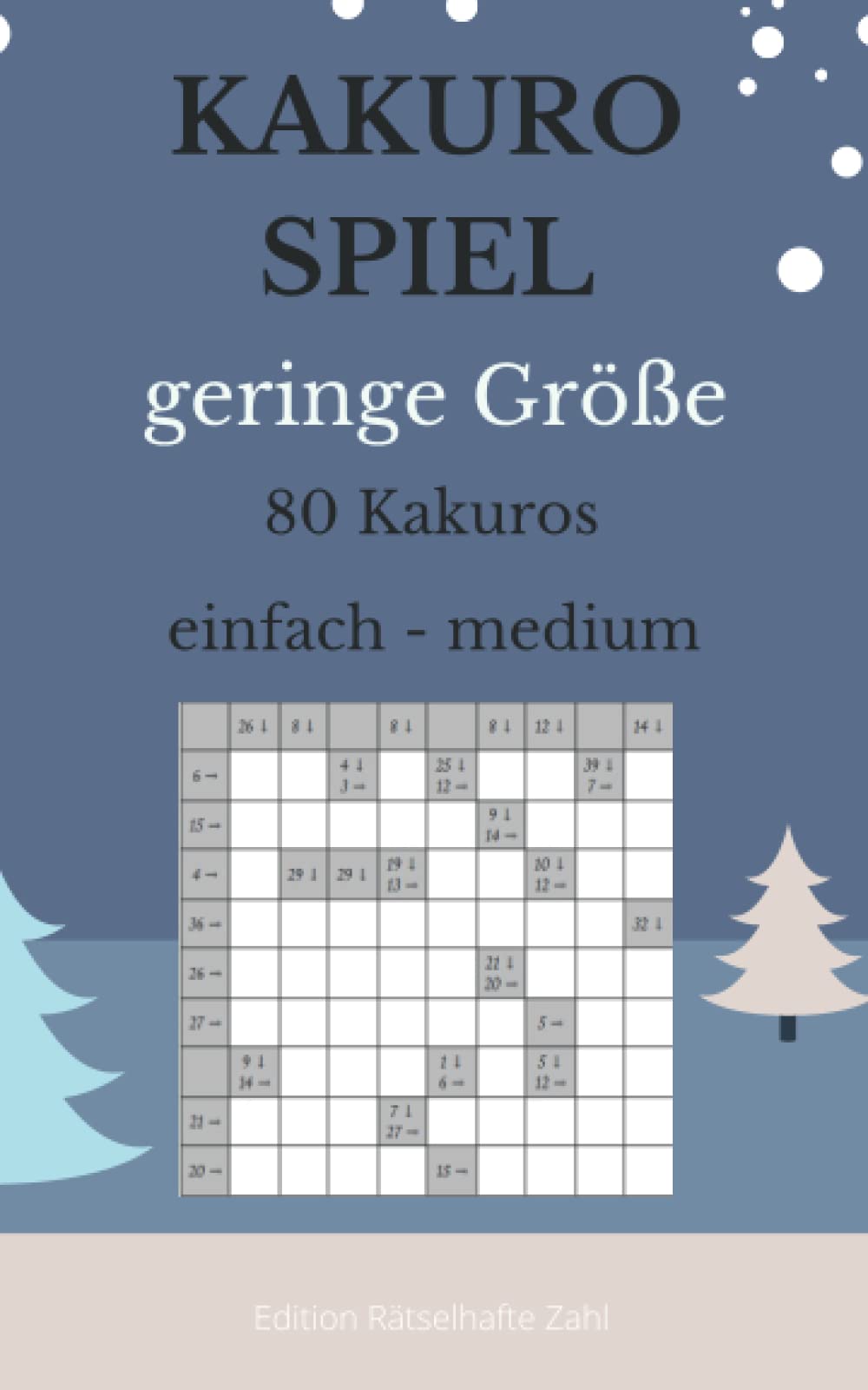 Kakuro spiel geringe Größe Leisure & Fun