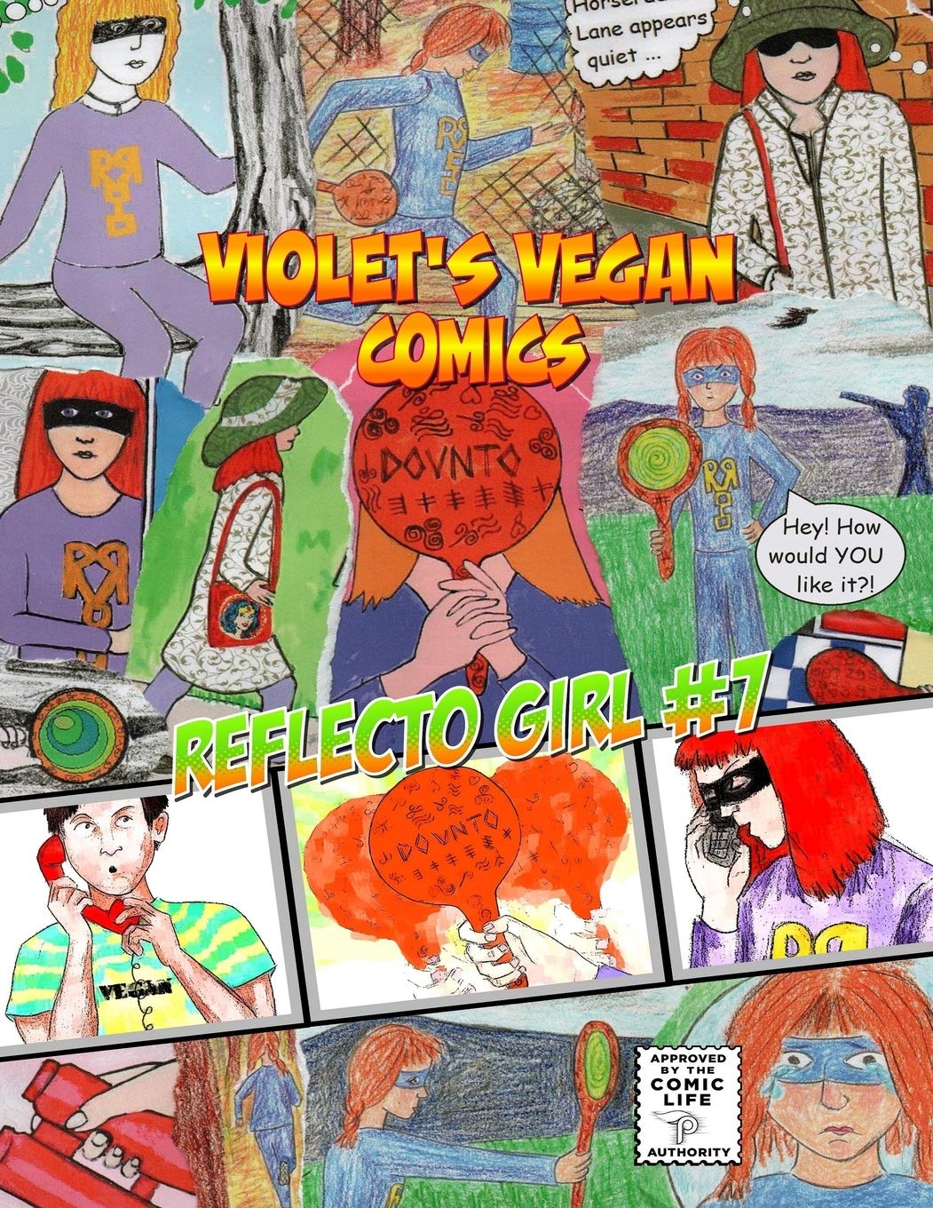 Violet's Vegan Comics: Reflecto Girl #7 Manga