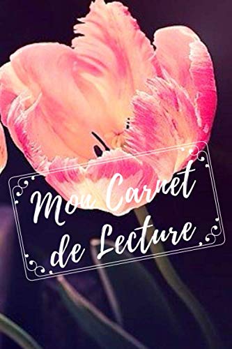 Mon Carnet de Lecture: Un livre pour les passionnés de lecture, des fiches lectures pour 6 mois, carnet à personnaliser book