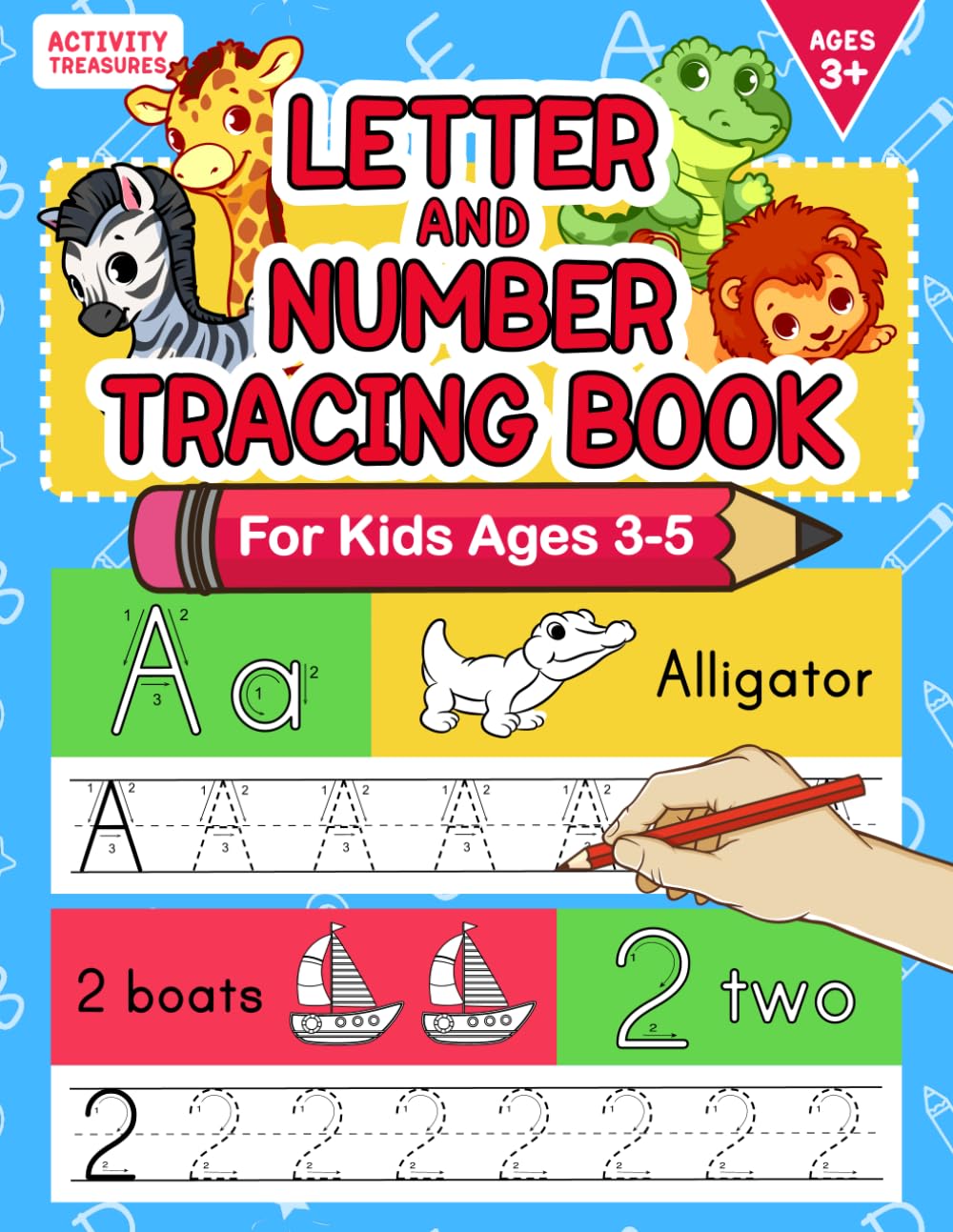 Letter And Number Tracing Book For Kids Ages 3-5: A Fun Practice Workbook To Learn The Alphabet And Numbers From 0 To 30 For Preschoolers And ... Handwriting Workbooks for Children, Band 3) Education & Training