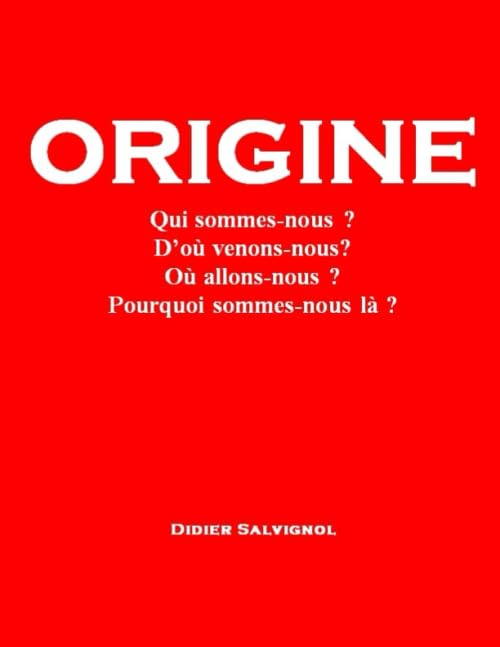 Origine: Qui sommes-nous ? D’où venons-nous? Où allons-nous ? Pourquoi sommes-nous là ? Business & Technology