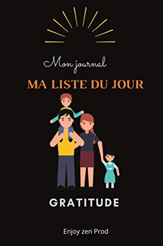 Liste du jour gratitude: Manuel de gratitude avec mandalas à remplir pour toute la famille I carnet pour consolider sa gratitude au quotidien livre à compléter I papier crème100pages book