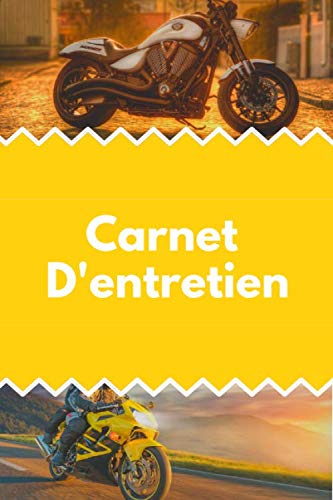 Carnet D'entretien: Accessoire moto | carnet entretien moto avec pages préfabriquées | Accessoires moto carnet entretien moto | Mecanique moto book