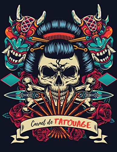Carnet de tatouage: Livre tatouage pour créer ses tatouages et les commenter - 150 pages de tatoo et tatouage - GRAND FORMAT Film, Art & Culture