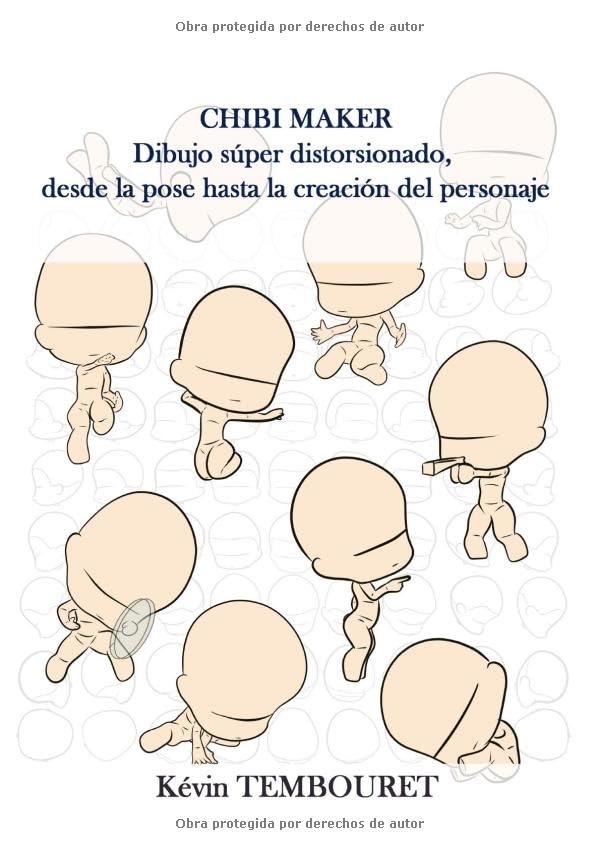 CHIBI MAKER: Dibujo súper distorsionado, desde la pose hasta la creación del personaje Arts & Music