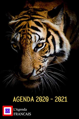 Agenda 2020 - 2021: Un agenda scolaire 2020 2021 (Septembre 2020/Juin 2021) pour étudiants, entrepreneurs et travailleurs - Agenda Tigre journalier - L'Agenda Français FORMAT A5 book