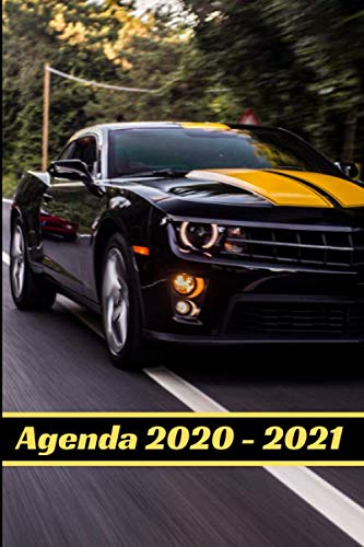 Agenda 2020 2021: Un agenda scolaire 2020 2021 (Septembre 2020/Juin 2021) pour étudiants, garçon et fille, enfant - Agenda journalier voiture - école ... Académique - Couverture voiture de course book