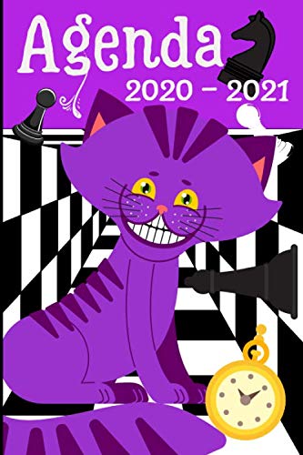 Agenda 2020 2021: Un agenda scolaire 2020 2021 (Septembre 2020/Juin 2021) pour étudiants, garçon et fille - Agenda chat Journalier FORMAT A5 - Planificateur Académique - Agenda enfant book