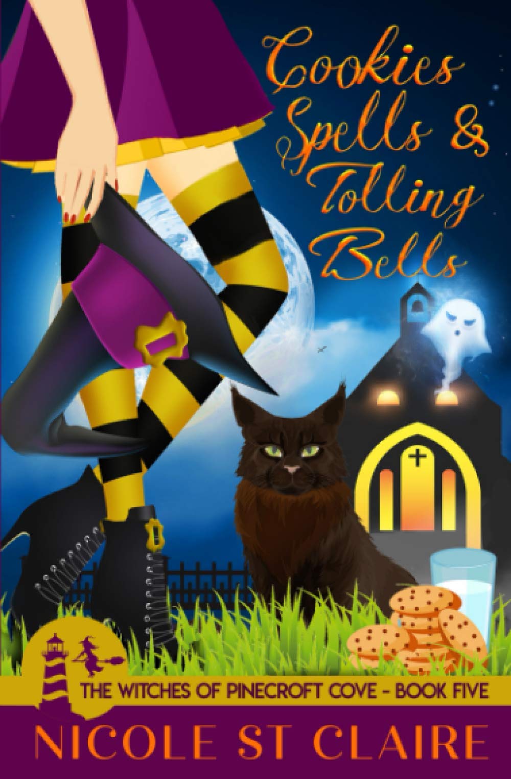 Cookies, Spells, and Tolling Bells (The Witches of Pinecroft Cove, Band 5) Contemporary literature