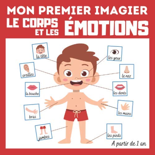 Mon premier imagier Le corps et les Émotions: livre éducatif en couleurs pour enfants et les tout-petits à partir de 1 an - cadeau ludique Tiptoi & Games