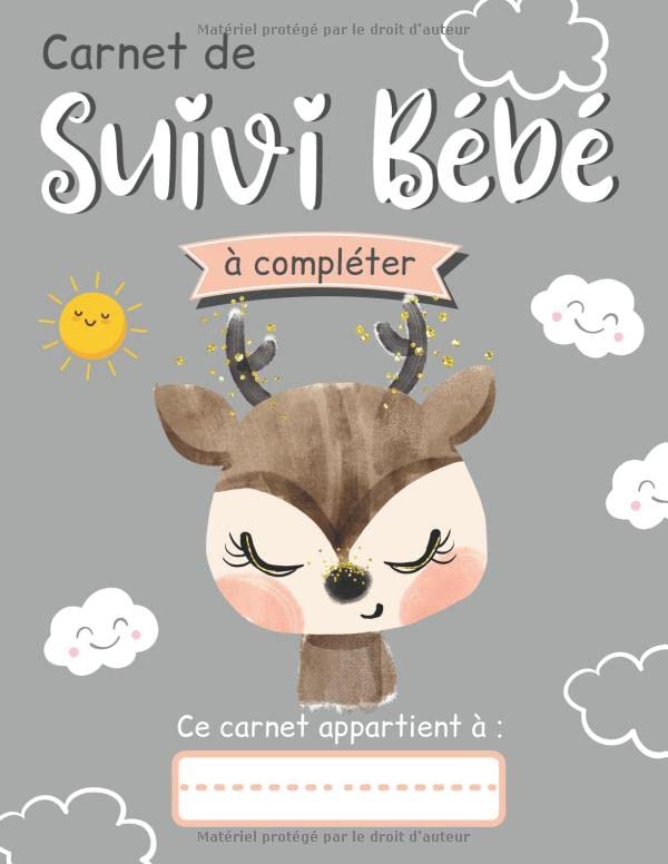 Carnet de suivi bébé: Journal de bord pour surveiller | l'alimentation | le sommeil | les soins et la santé du nourrisson | cadeau original parents Health, Nutrition & Fitness