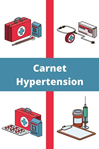 Carnet Hyper Tension: Journal Suivie Tension Artérielle, Rythme Cardiaque, Contrôle Pression Sanguine, Suivi 2 ans , 120 Pages , Petit Format book