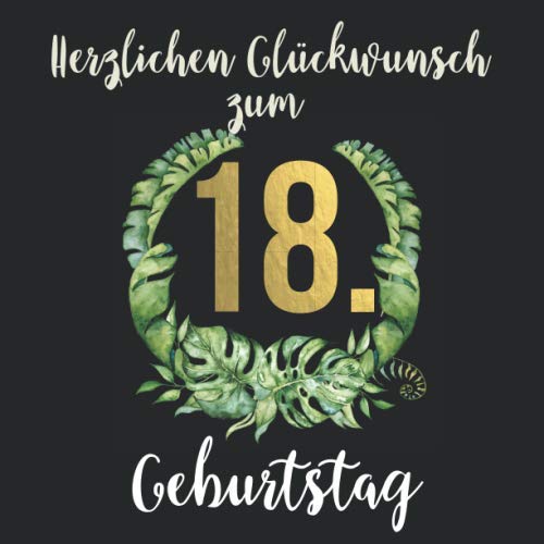 Herzlichen Glückwunsch zum 18. Geburtstag: Das mit Vornamen personalisierte Fotoalbum I Erinnerungsbuch I Eintragealbum mit durchdachten ... zum 18. Geburtstag für Sohn, Freund etc. Hobbies & Crafts