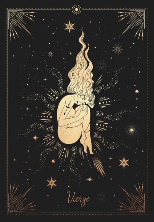 Vierge: Carnet de notes | Signe astrologique de la Vierge | 120 pages lignées | Design élégant book