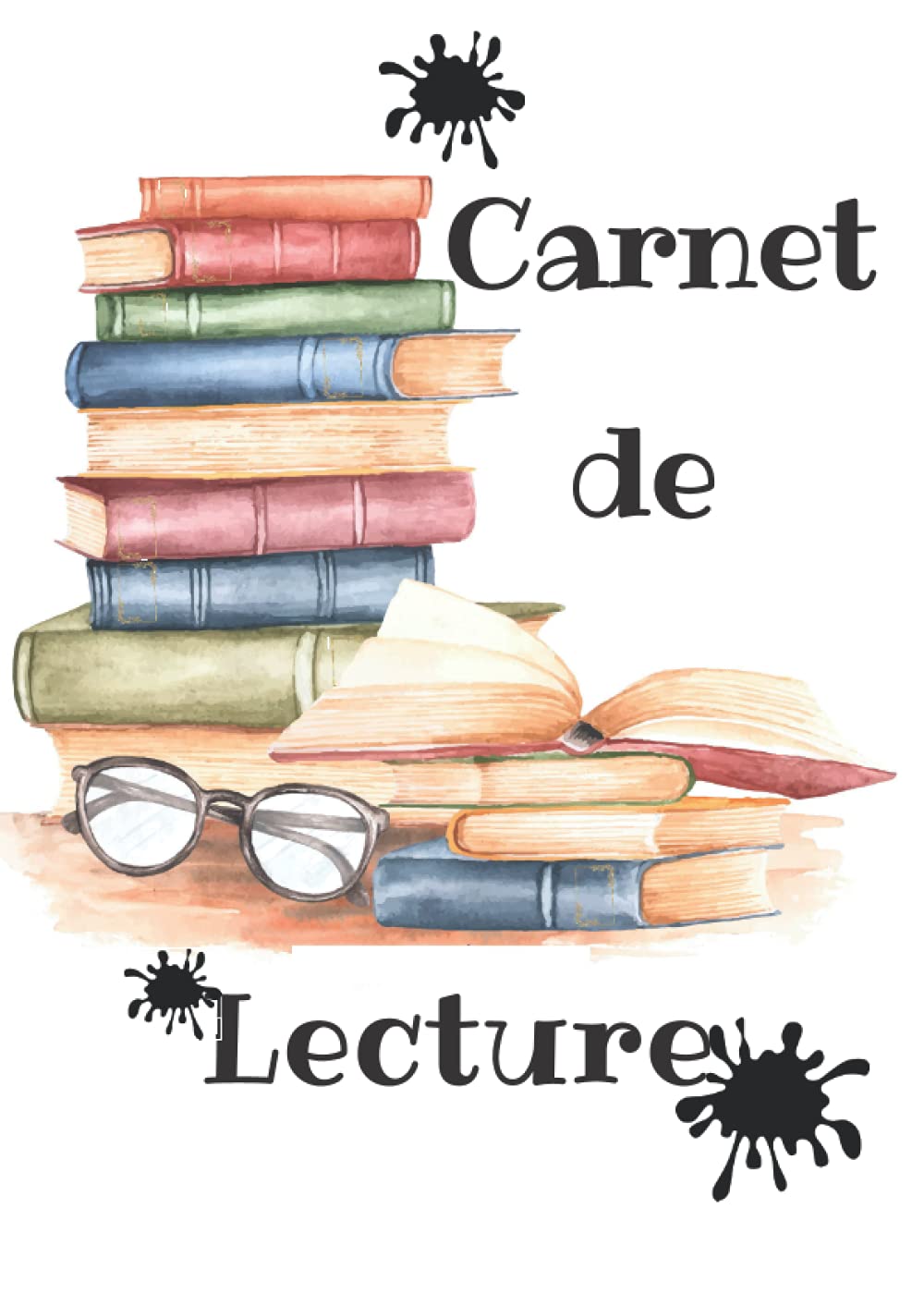 Carnet de lecture vierge à remplir: Carnet de lecture vierge à remplir: Journal de lecteur | cahier pour garder une trace de ses lectures pour le bac ... A4 | pages blanches pointillées | 110 pages book