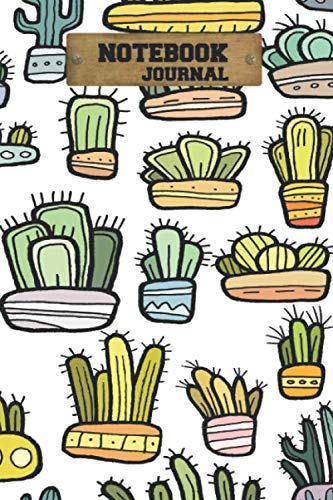 Cactus Notebook Journal: Lined paper Notebook Journal for Men Women of all Ages to Write Memories (Ruled Blank Lined Themed Paper / 6x9 Inches / 120 pages) Tiptoi & Games