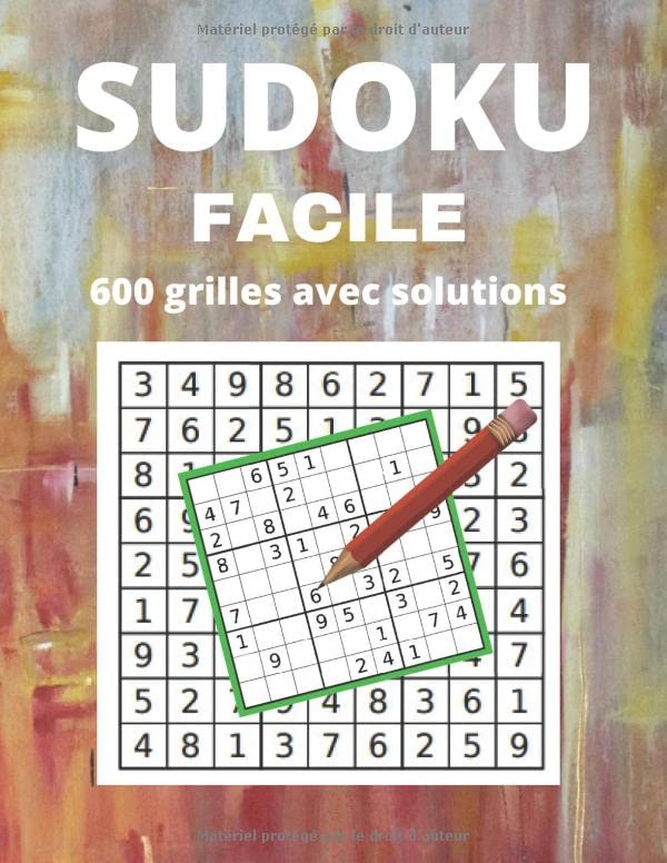 SUDOKU FACILE: 600 SUDOKU faciles classiques 9x9 pour adultes - Format 21,6 x 27,9 cm | Idéal pour s'amuser ou offrir à toutes occasions book