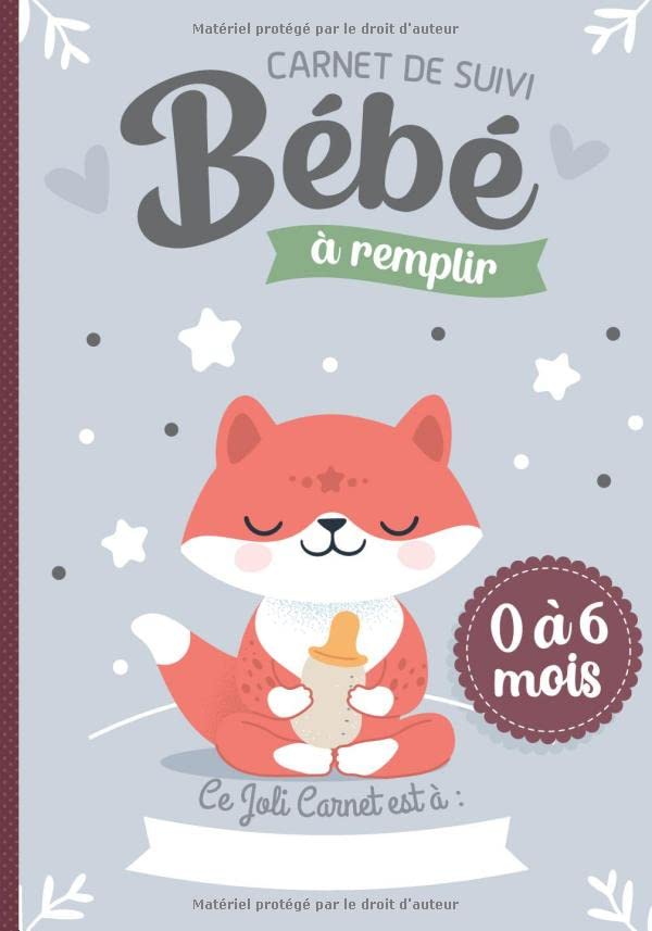 Carnet de Suivi Bébé à remplir 0 à 6 mois: Cahier tout en un pour un suivi quotidien de bébé de son allaitement, de son sommeil et de sa santé | cadeau idéal future maman Study Guides
