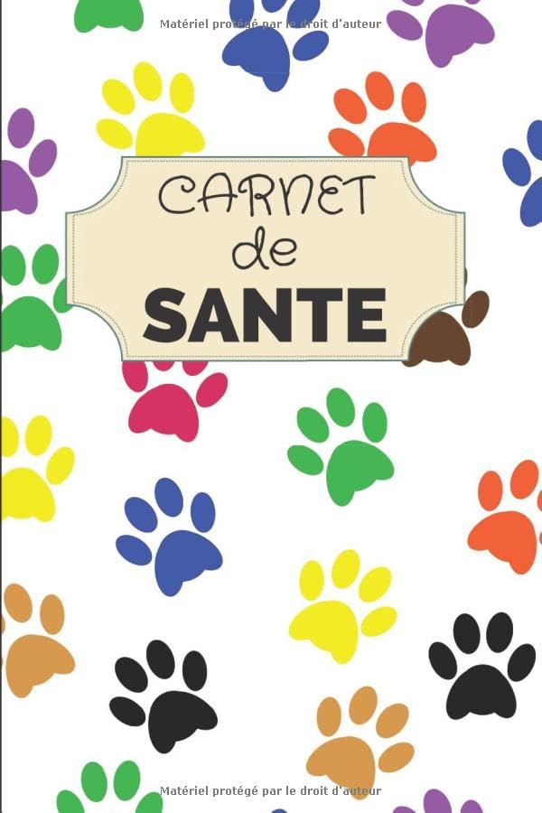 Carnet de Santé pour chien: Consignez tous les faits marquants de la santé de votre compagnon - Historique des visites chez le vétérinaire, suivi des ... - 112 pages - Format 15,2 x 22,9 cm book