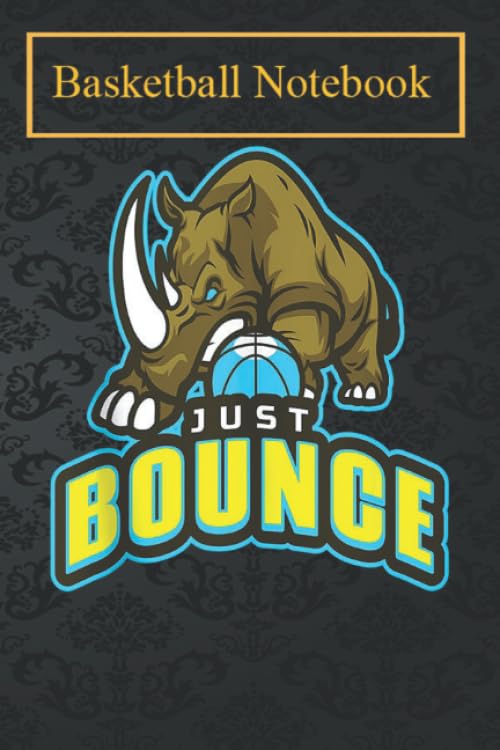 Basketball Notebook: Funny Just Bounce Basketball Perfect -sezQF 105 Lined Pages Basketball Sports Journals For Kids Contemporary literature Books