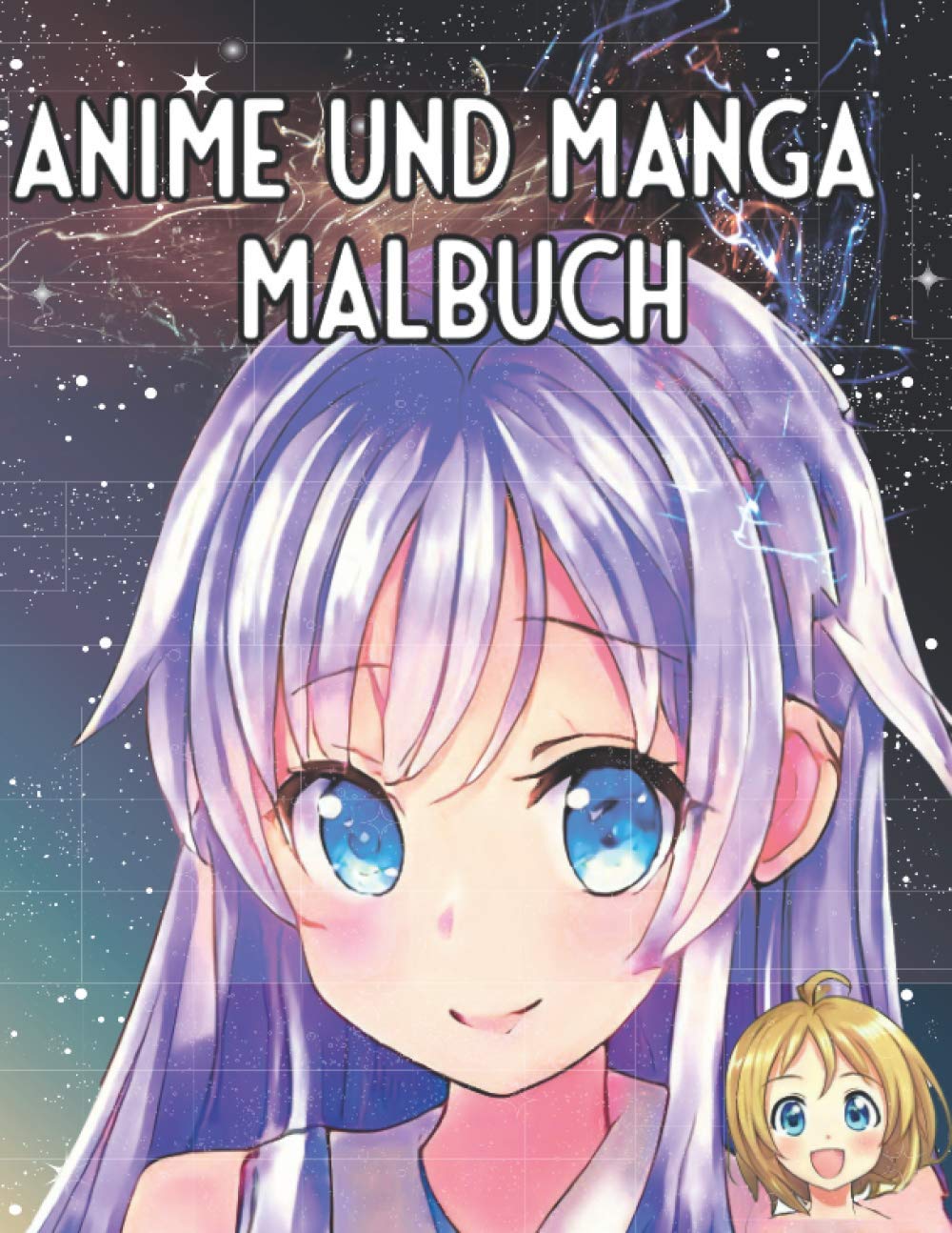Anime und Manga Malbuch: Ausmalbuch für Kinder und Erwachsene Manga