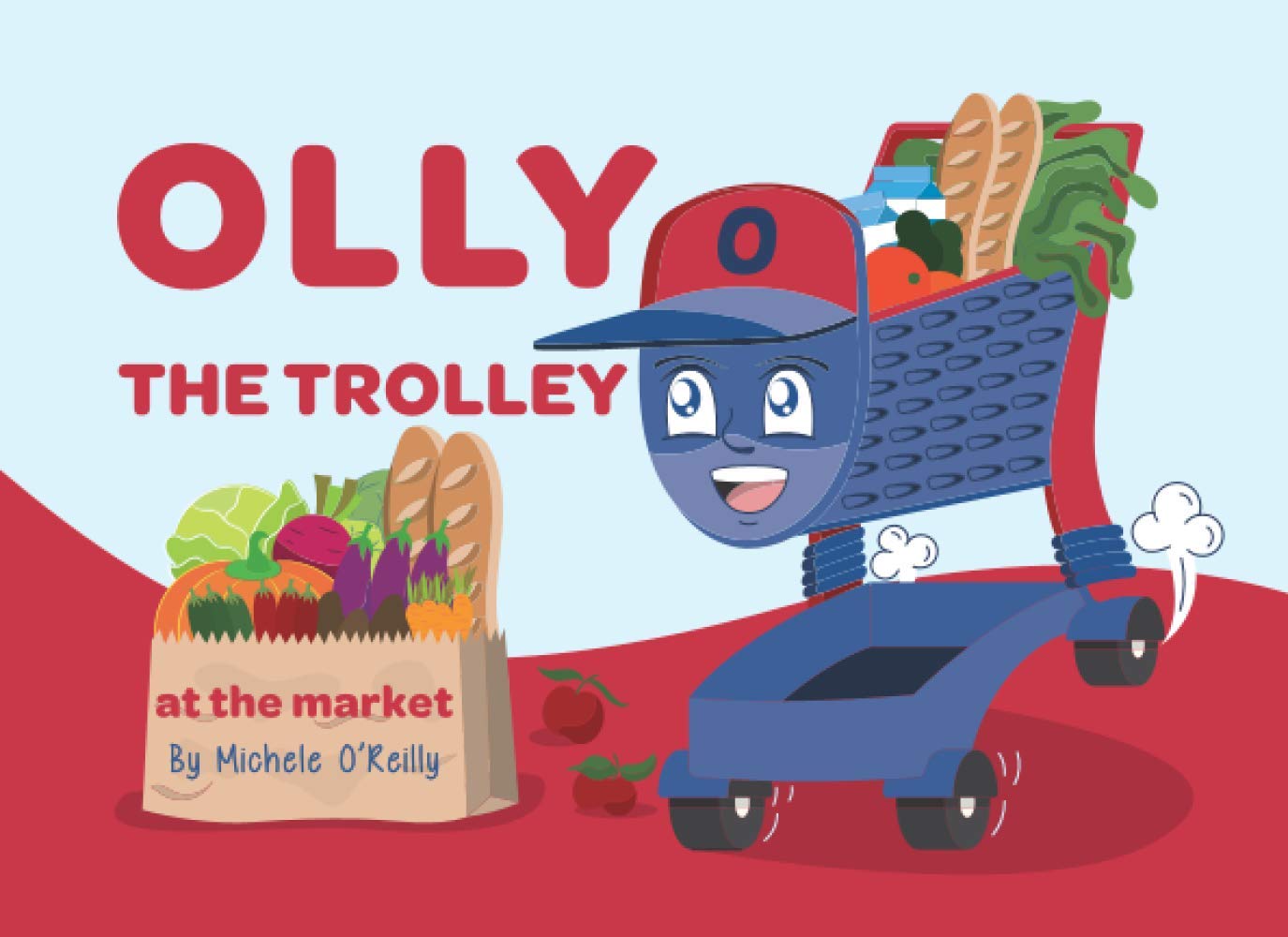 Olly the trolley at the market Action & Adventure